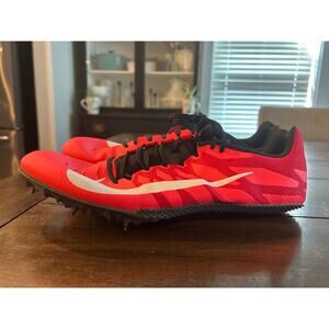 Nike Zoom Rival S 9 Track Spikes Racing‎ Shoes Red/Black White Men's 11